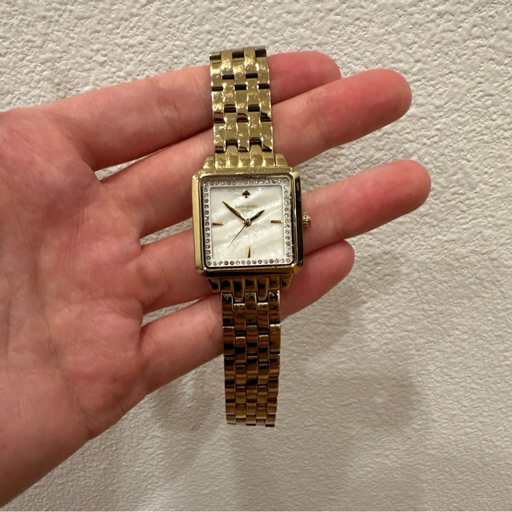 Kate Spade square gold watch for women KSW1115